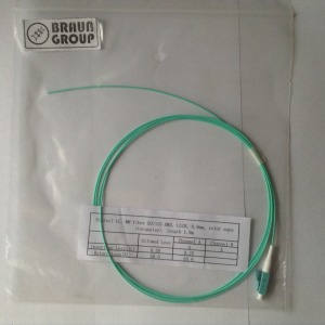 LC MultiMode OM3 optikai pigtail, 1,5m