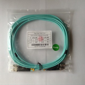 ST-ST OM3 duplex optikai patch kábel, 3m