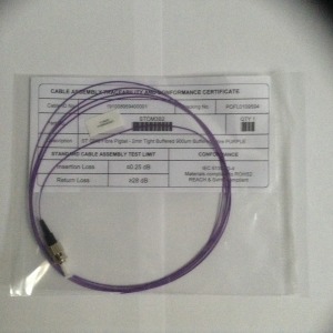 ST Multimode OM3 optikai pigtail, 2m