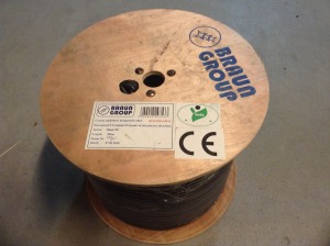 BRAUN GROUP RG6U trishield kábel, 305 méter