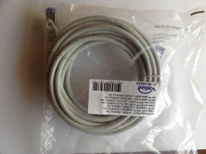 CAT7 S/FTP LSOH szerelt patch kábel 5m