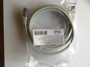 CAT7 S/FTP LSOH szerelt patch kábel 2m