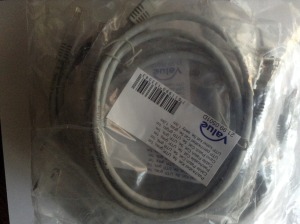 CAT5.E UTP PVC szerelt patch kábel 1m