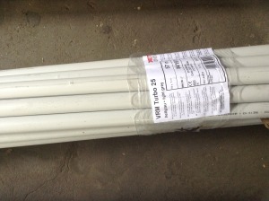UNIVOLT 25mm-es VRM-TURBO MÜ II tokozott, merev védőcső 085975