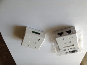 STP fali aljzat Cat5E dupla