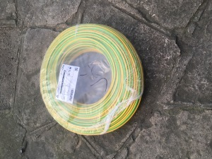 MKH H07V-K 10mm2 zöld-sárga vezeték, 100 méter