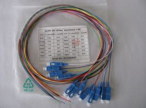 12xSC SingleMode optikai pigtail kábel szett, 1,5m