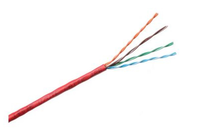 BELDEN 2412 kábel, 350MHz, piros, 305 méter