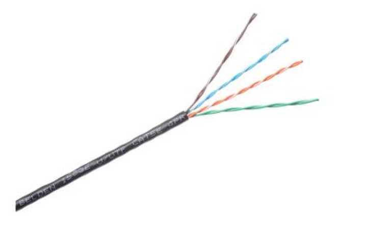 BELDEN 2412D kábel, 300MHz, fekete, 305 méter