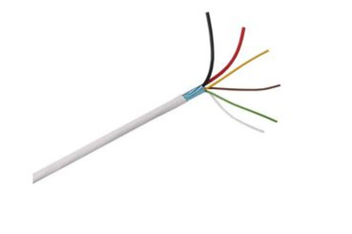 Belden árnyékolt riasztókábel 4×0,22+2x0,75mm², 500 méter