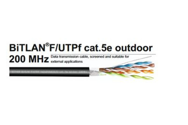 BITNER F/UTP Cat5e zselés kültéri földkábel, 305 méter