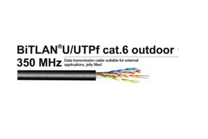 BITNER U/UTP Cat6 zselés kültéri földkábel, 305 méter