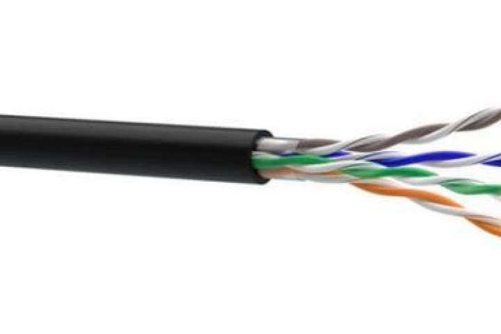 BRAUN GROUP FTP CAT6 kültéri kábel, fekete, 305 méter