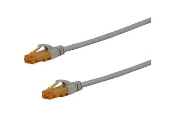 CAT.6 U/UTP LSZH-TPE szürke patch kábel 3,0m