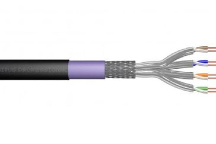 DIGITUS S/FTP CAT7 zselés kábel, fekete, 500 méter, DK-1741-V-50-OD