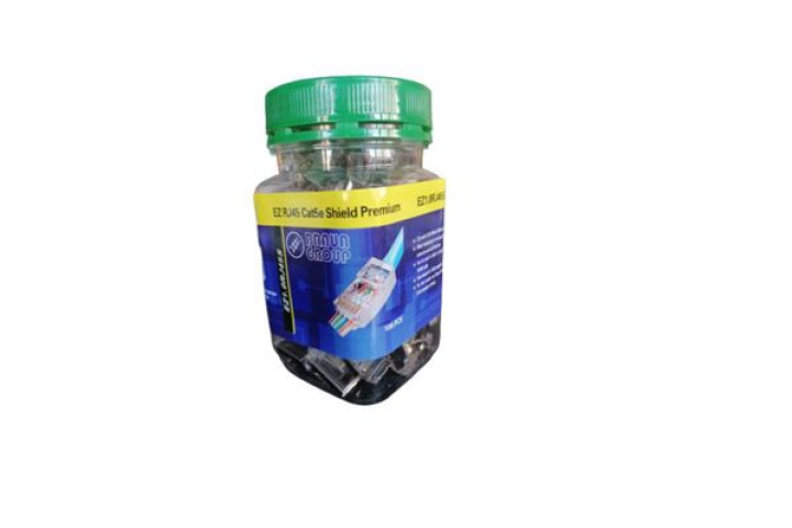 EZ-RJ45 FTP Cat5e átmenő csatlakozó, 100db