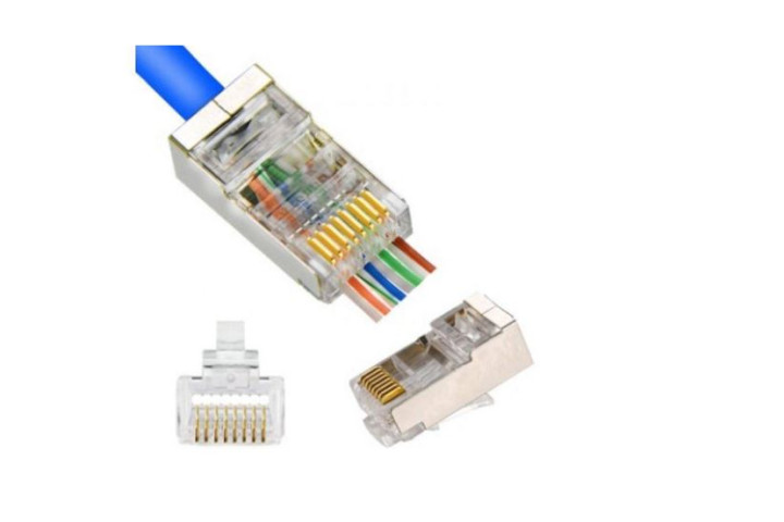 EZ-RJ45 FTP Cat6 áthaladó csatlakozó