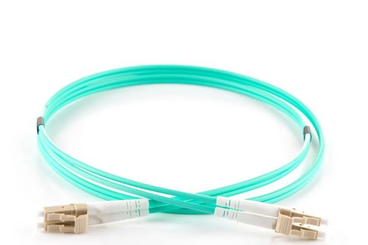 LC-LC OM3 duplex optikai patch kábel, 2m