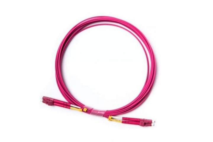 LC-LC OM4 duplex optikai patch kábel, 2m
