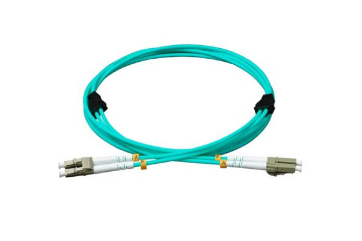 LC-LC OM4 duplex optikai patch kábel, 5m