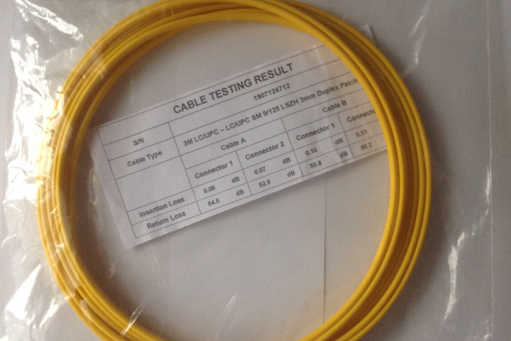 LC-LC SM duplex optikai patch kábel, 2m