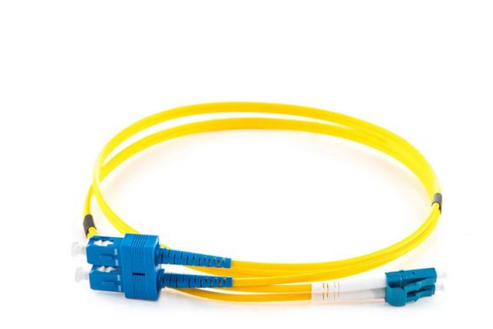 LC-SC duplex optikai patch kábel, 1m
