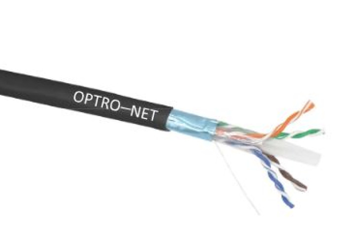 OPTRO-NET 7934018 kültéri kábel, fekete, 500 méter