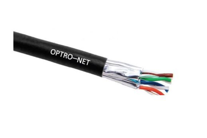 OPTRO-NET 7934095 kültéri kábel, fekete, 500 méter