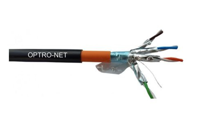 OPTRO-NET 7935131 kültéri kábel, fekete, 500 méter