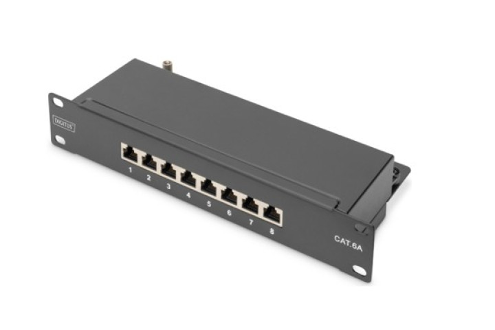 Patch panel Cat6A FTP, 8 port, 10