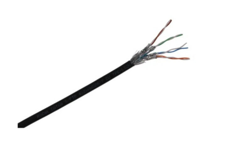 Rocat Cat6 UTP patch, flexibilis kábel, fekete, 500 méter