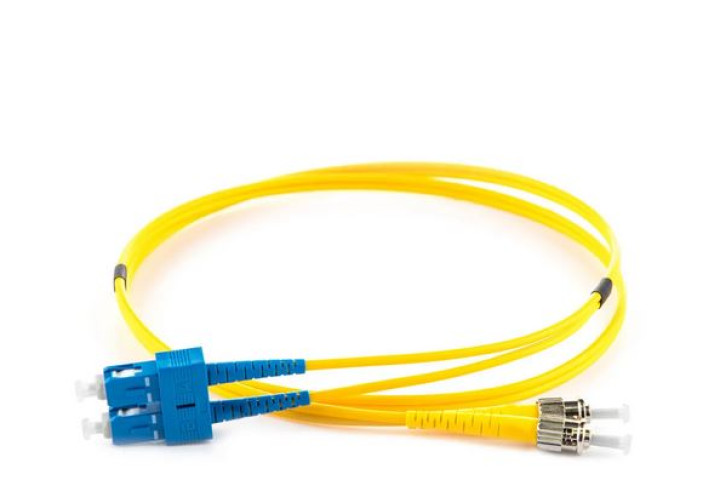 SC-ST SM duplex optikai patch kábel, 2m