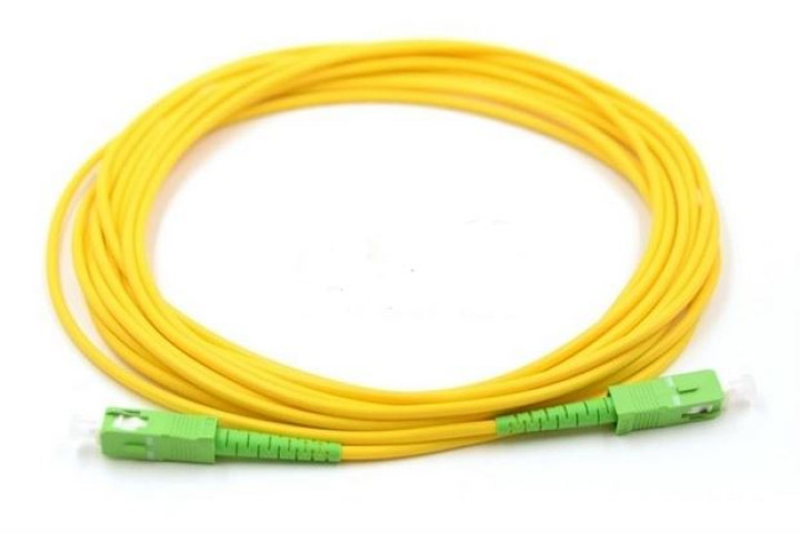 SC/APC-SC/APC SM szimplex optikai patch kábel, 1m